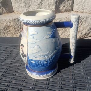 Collectibles.Miller Norman Rockwell Bottom Of The Sixth Collectors Stein.Nice